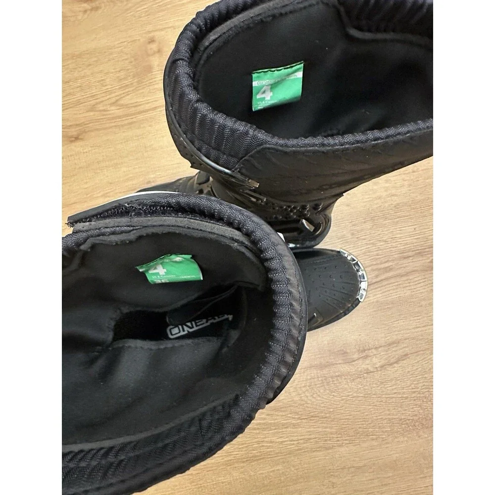 O'Neal Rider Boots Off-Road Motocross Motorcycle Size: Youth 4 Excellent Used